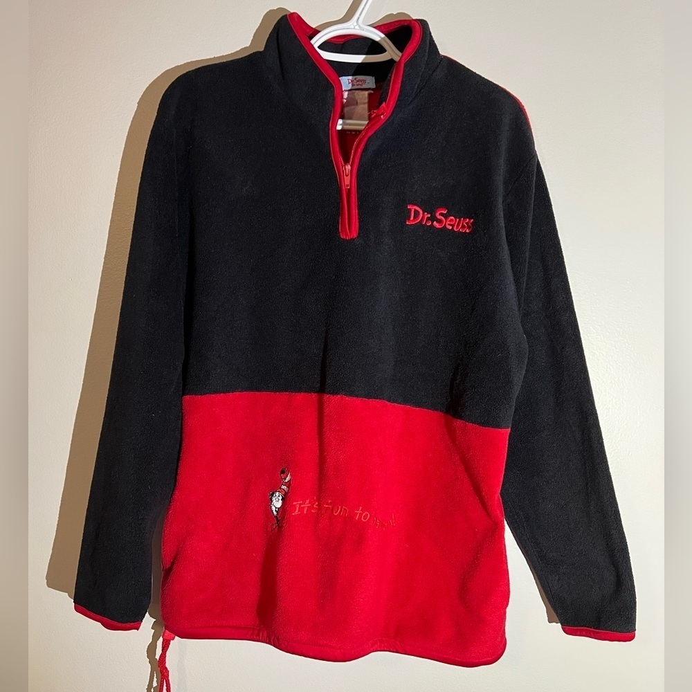 Dr. Seuss Quarter Zip Top 1/4 Zip 1/2 Zip Sweater